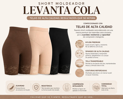 SHORT MOLDEADOR LEVANTA COLA