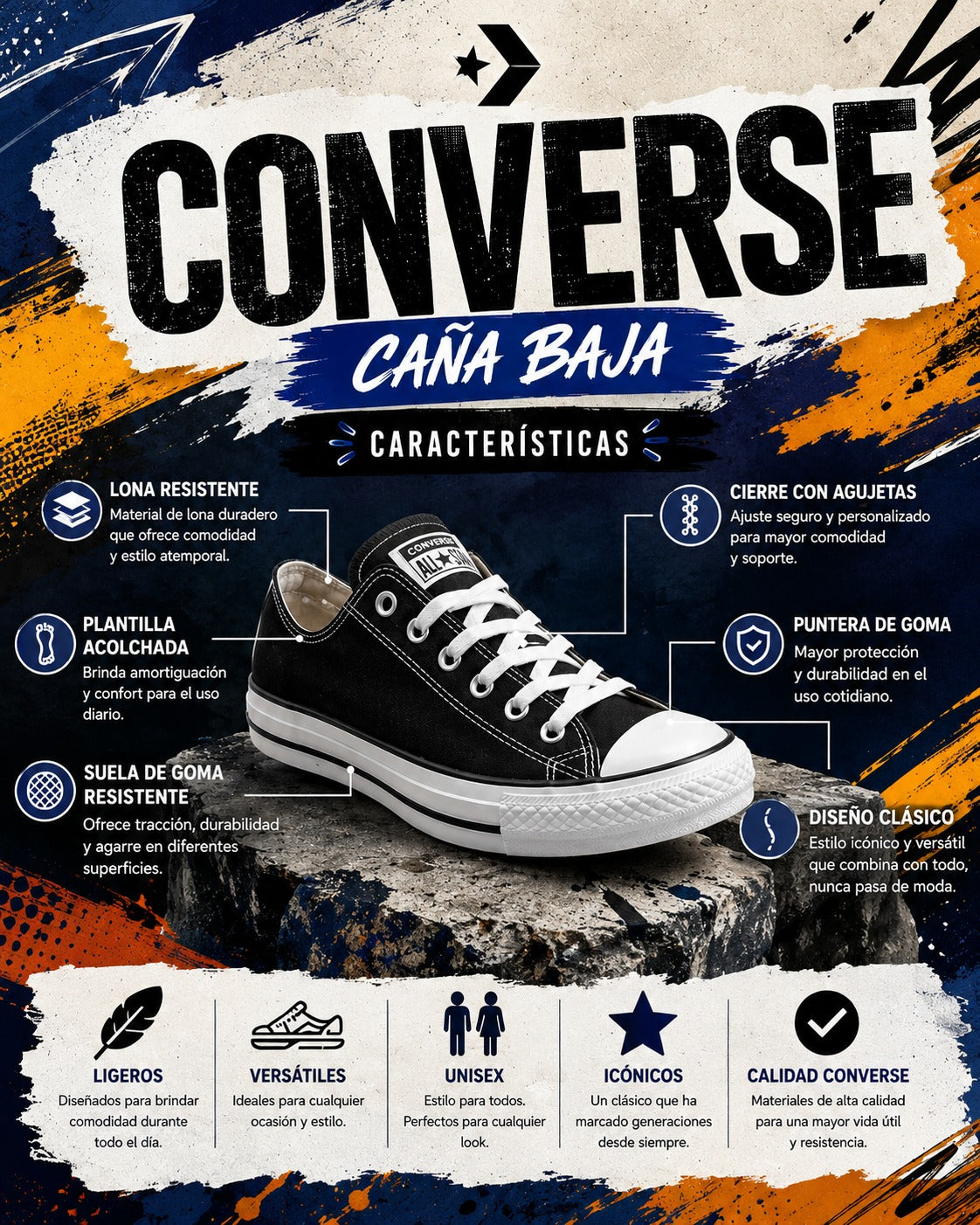CONVERSE ALL STAR CAÑA BAJA