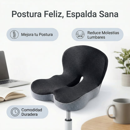 Cojín Ergonómico Ortopédico para Espalda y Cadera.