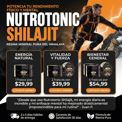 Shilajit del Himalaya Nutrotonic