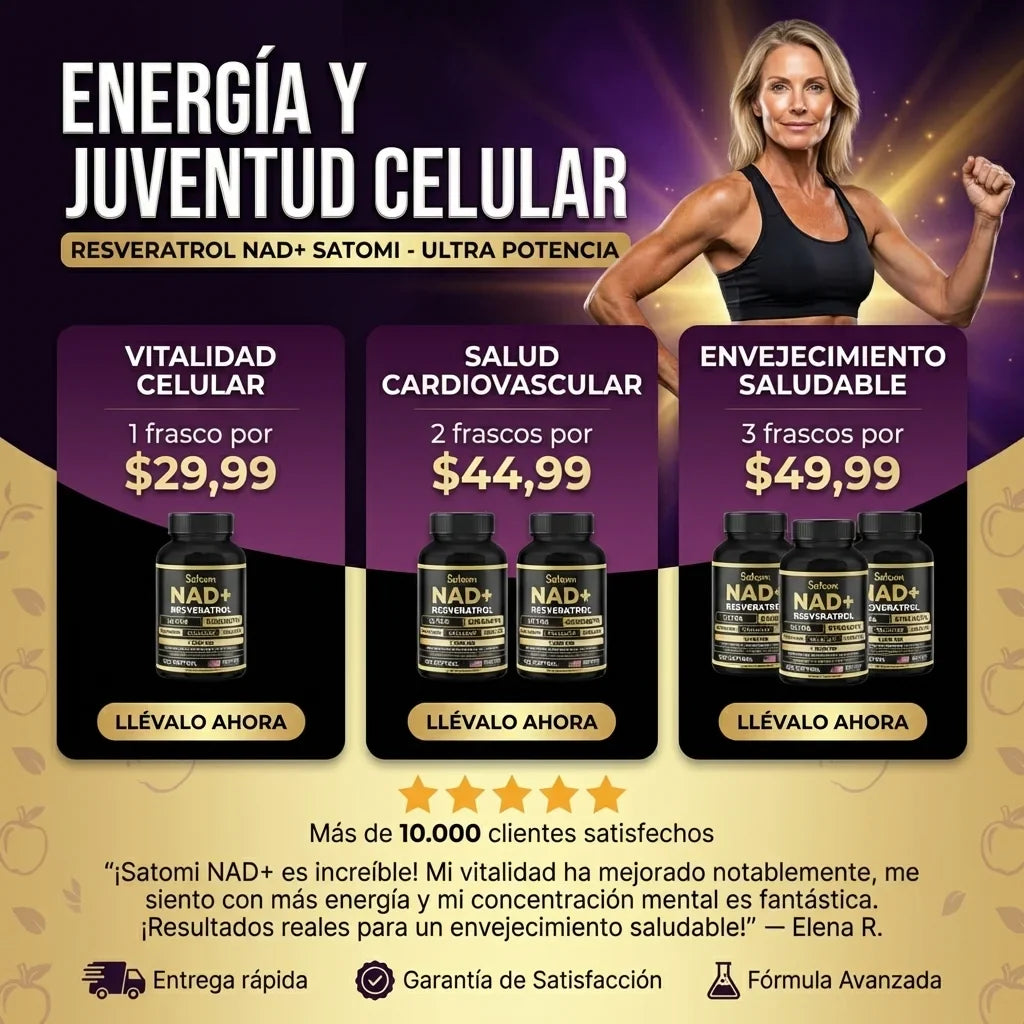 Resveratrol NAD+ Satomi 100 Capsulas